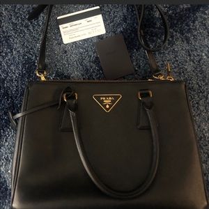 PRADA Small Saffiano Lux Tote / barely used